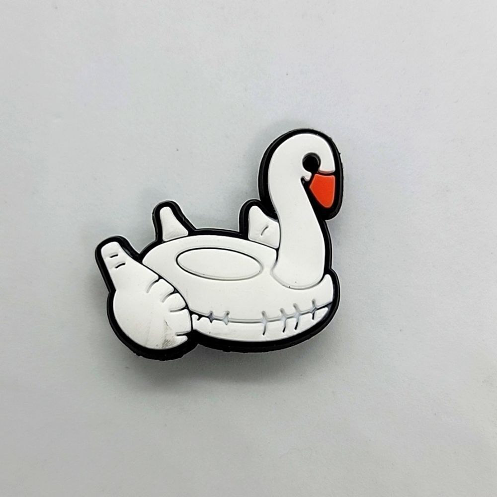 🎈5/$10🎈 PATCHES..CROC CHARMS.. swan.. floaty..